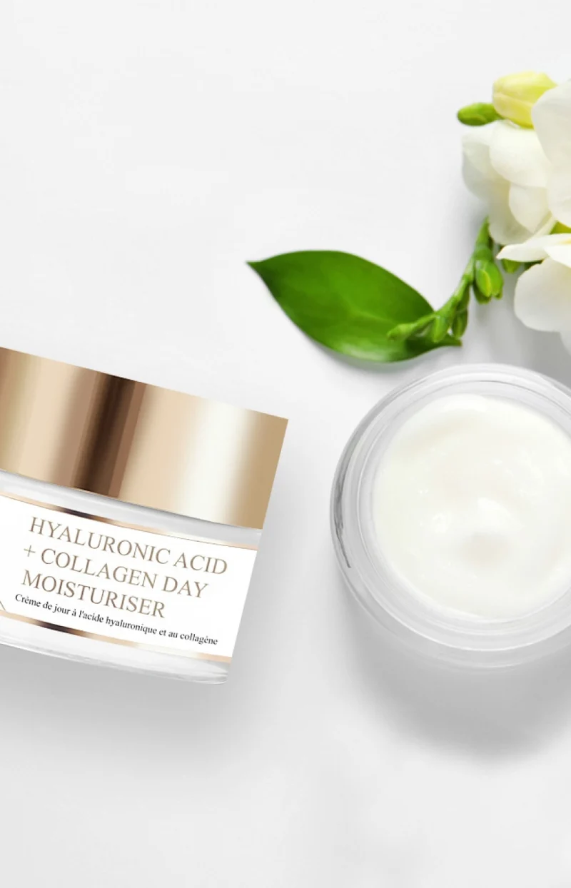 Crème de jour anti-âge - Acide hyaluronique & collagène - Peaux matures
