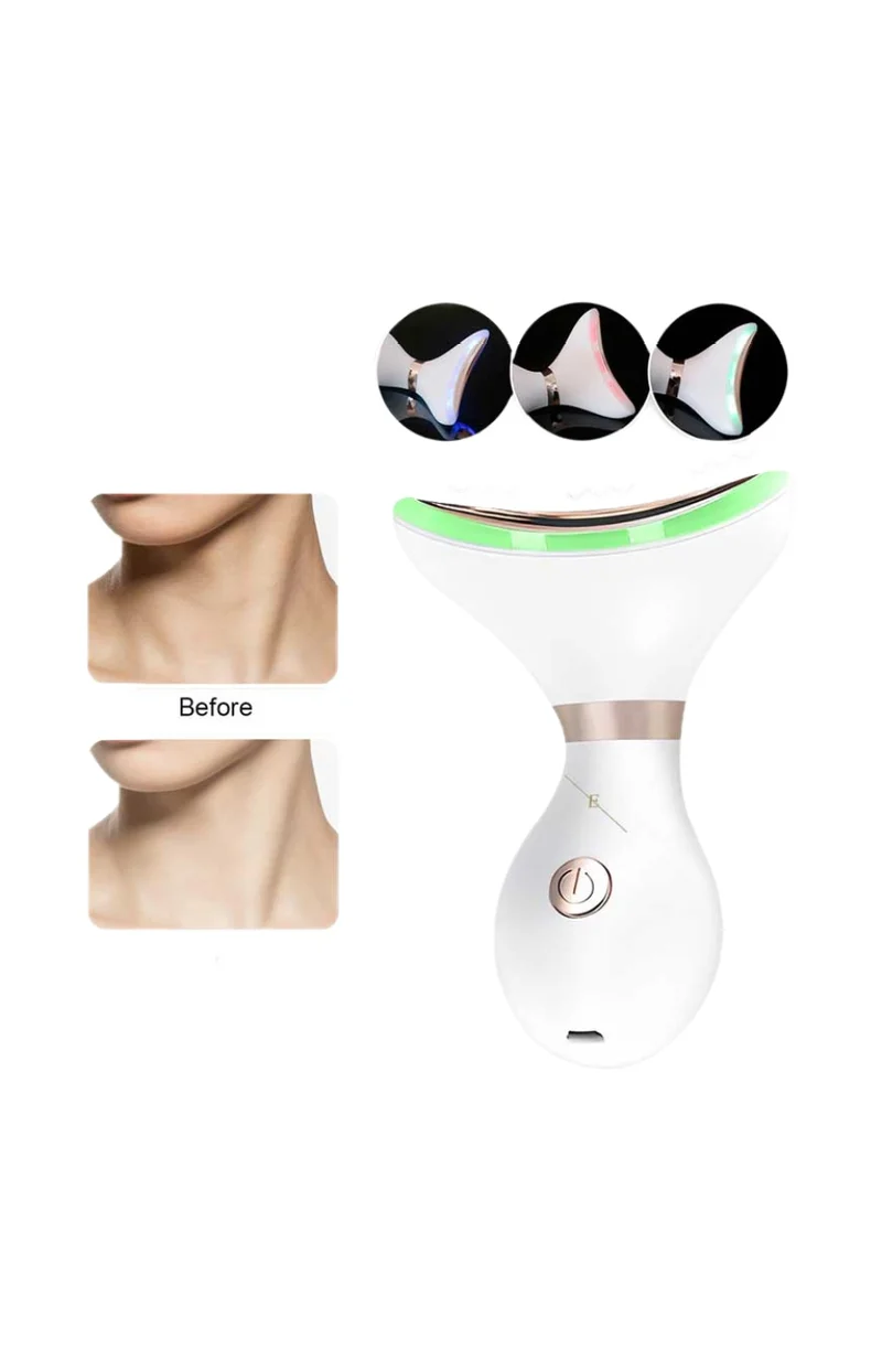 Appareil anti-âge LED - Visage & cou - Blanc
