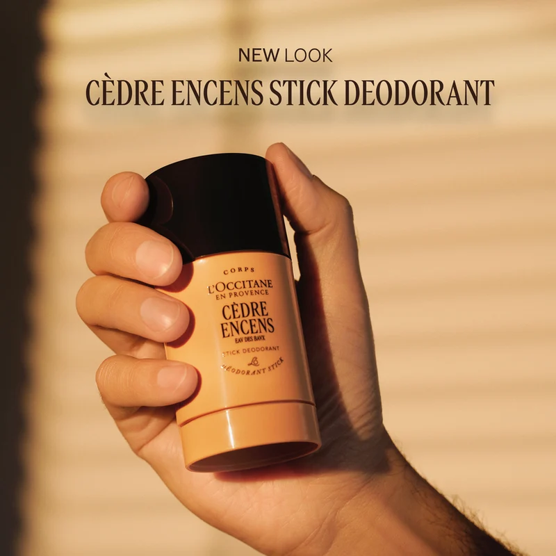 L'Occitane Cèdre Encens Deodorante stick 75 g — Deodorante uomo
