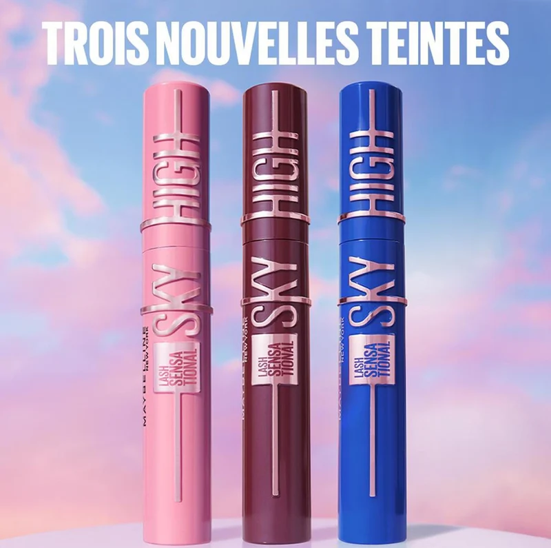 Maybelline New York Mascara Volume & Longueur Sky High - Bleu Mist