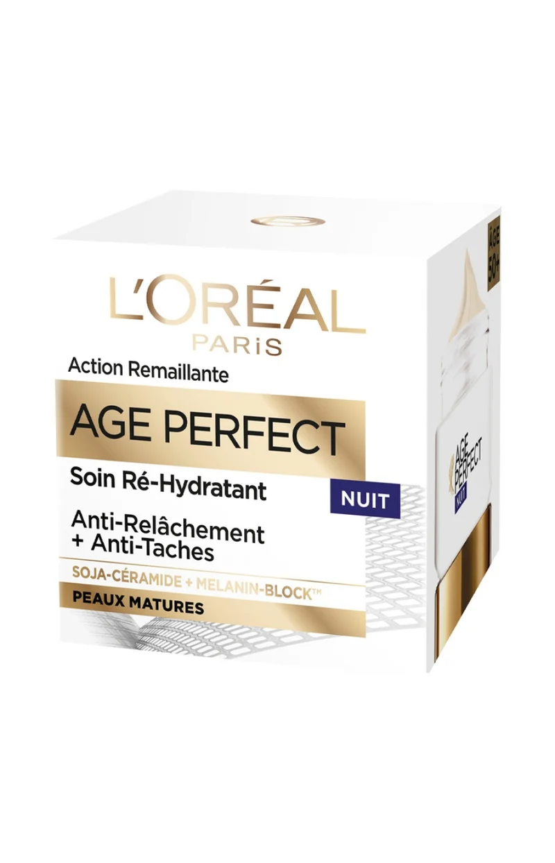 Crème de nuit - Age Perfect nuit - Collagène - Visage