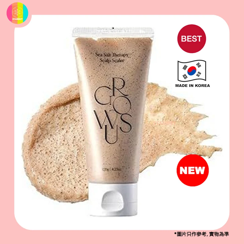 Growus Sea Salt Therapy Scalp Scaler Scrub Cuoio Capelluto 120g — Scrub cuoio capelluto