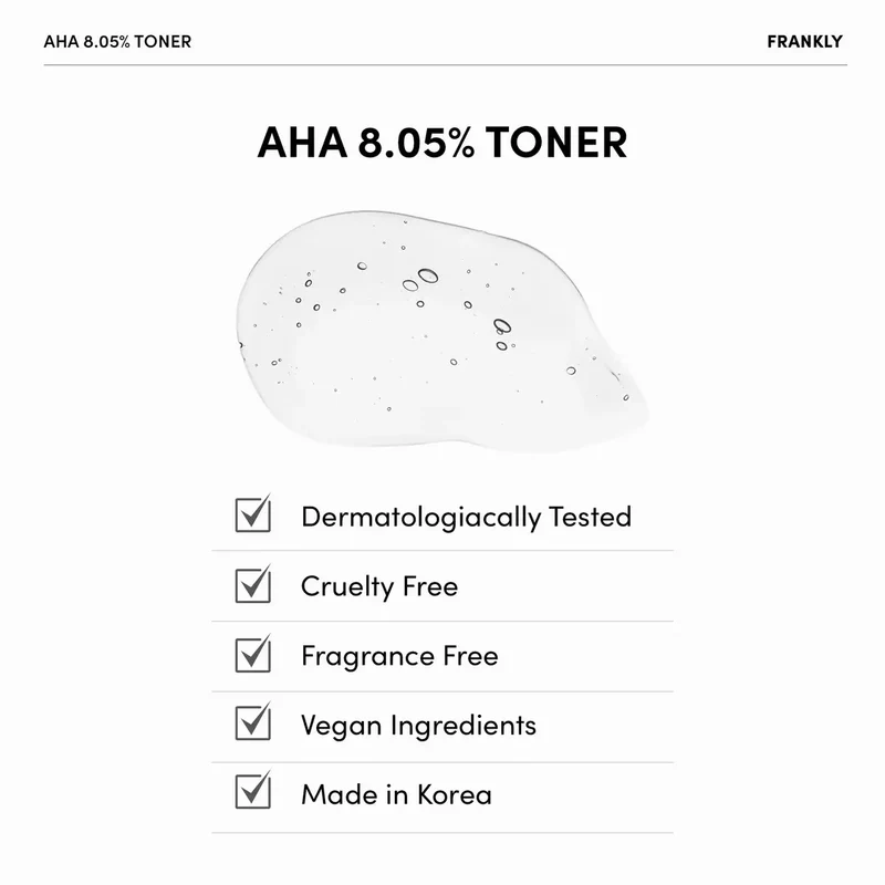 Frankly AHA 8.05 Clearing Tonico Esfoliante 100ml — Tonico esfoliante