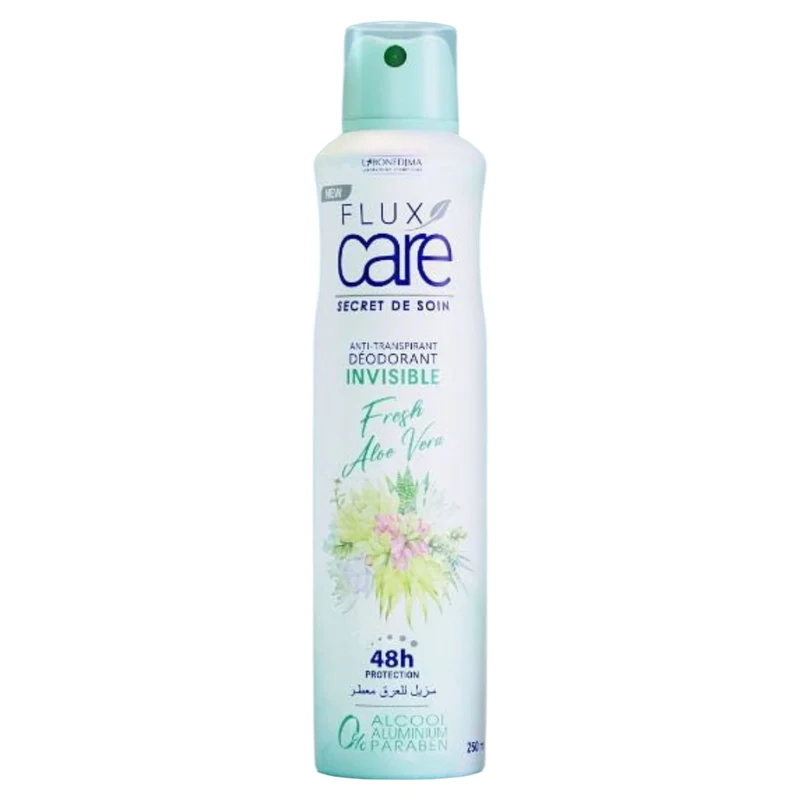 Flux Care Anti-Transpirant Déodorant Invisible Fresh Aloe Vera 48H Protection