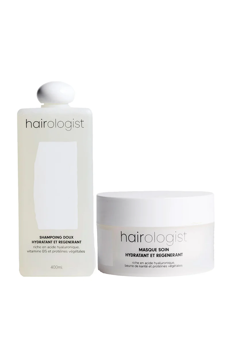 Shampoing & Masque Doux - Hydratant & Régénérant