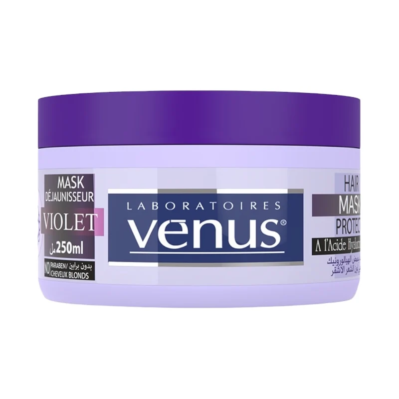 Venus Hair Mask Protect A L'Acide Hyaluronique Lasque Déjaunisseur Violet