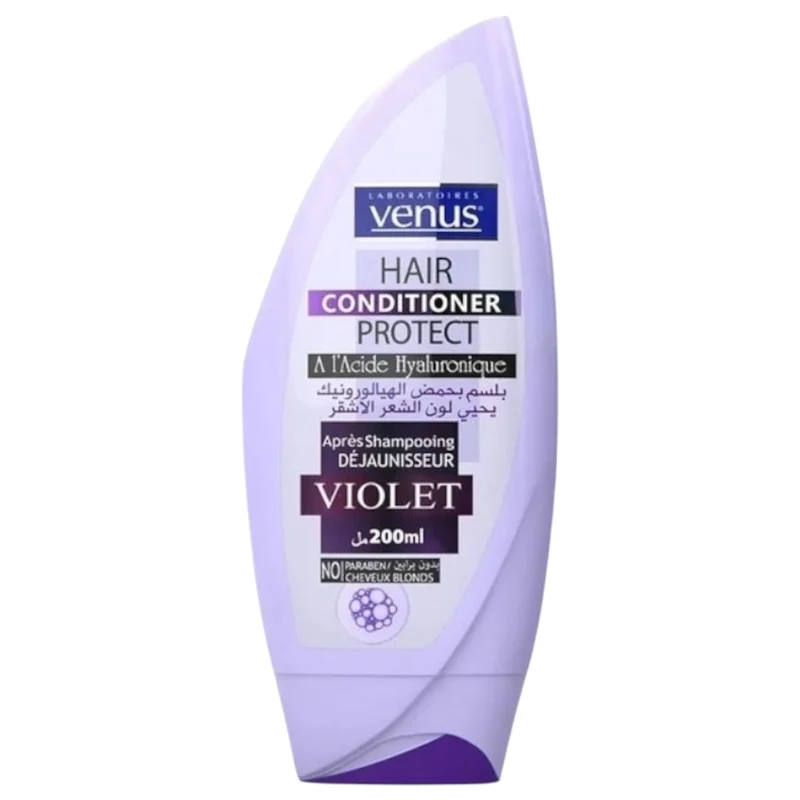 Venus Hair Conditioner Repair Al'Acide Hyaluronique Après Shampoing Déjaunisseur Violet