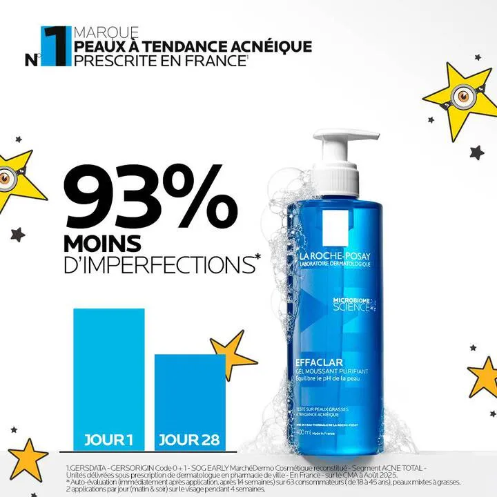 La Roche Posay Effaclar Gel Moussant Nettoyant