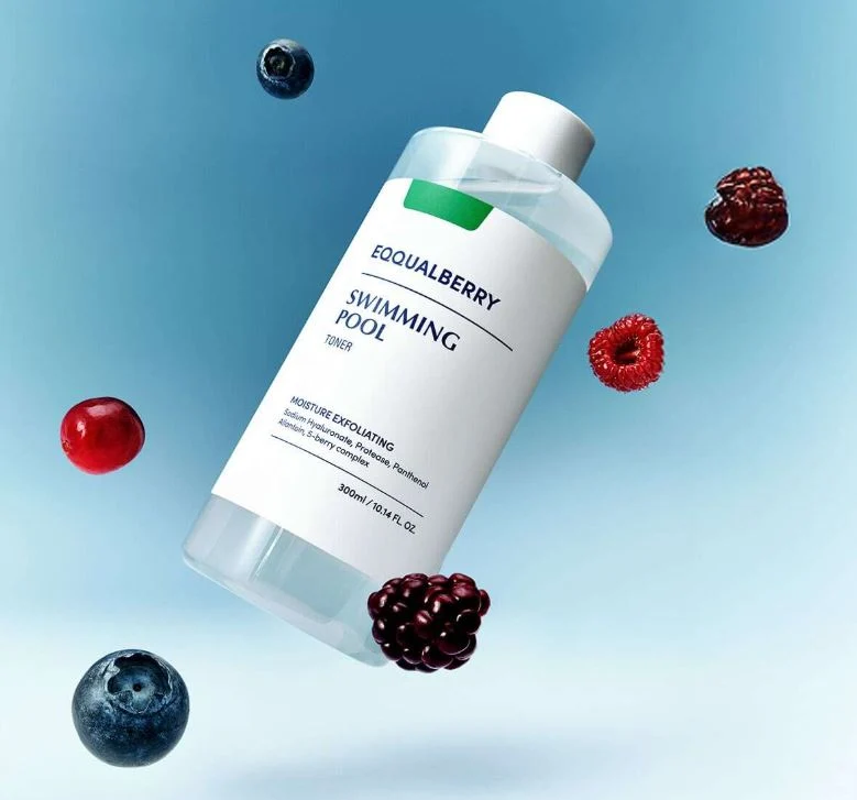 Eqqualberry Swimming Pool Daily Tonico Idratante Esfoliante 300ml — Tonico viso
