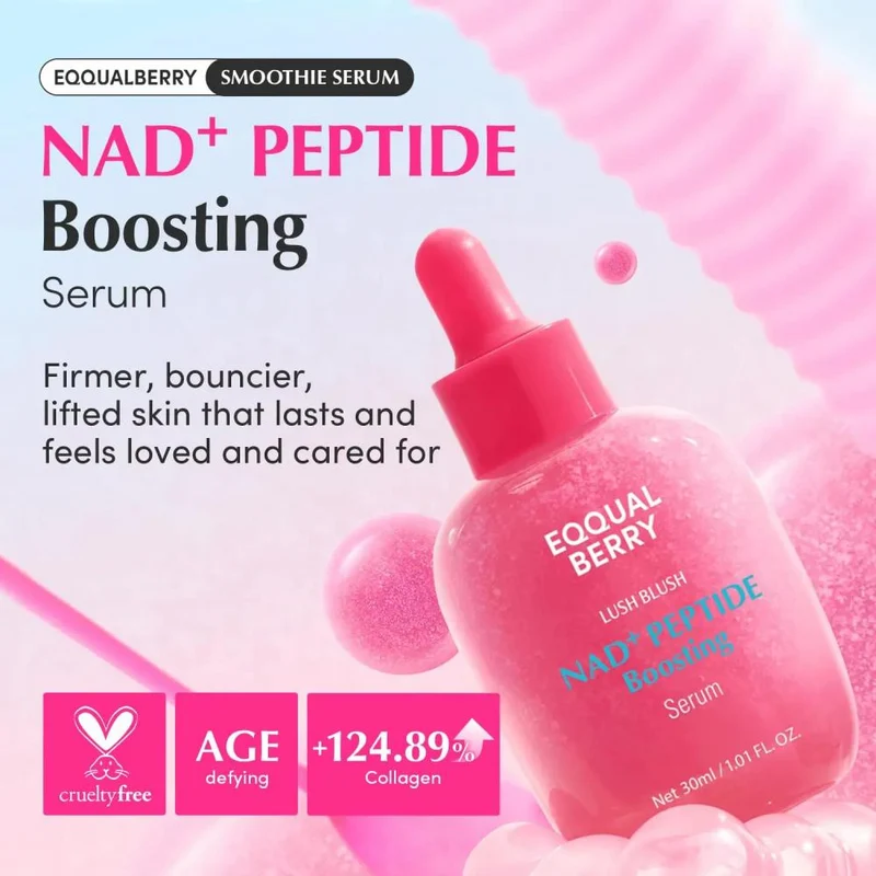 Eqqualberry NAD+ Peptidi Boosting 30ml — Siero viso