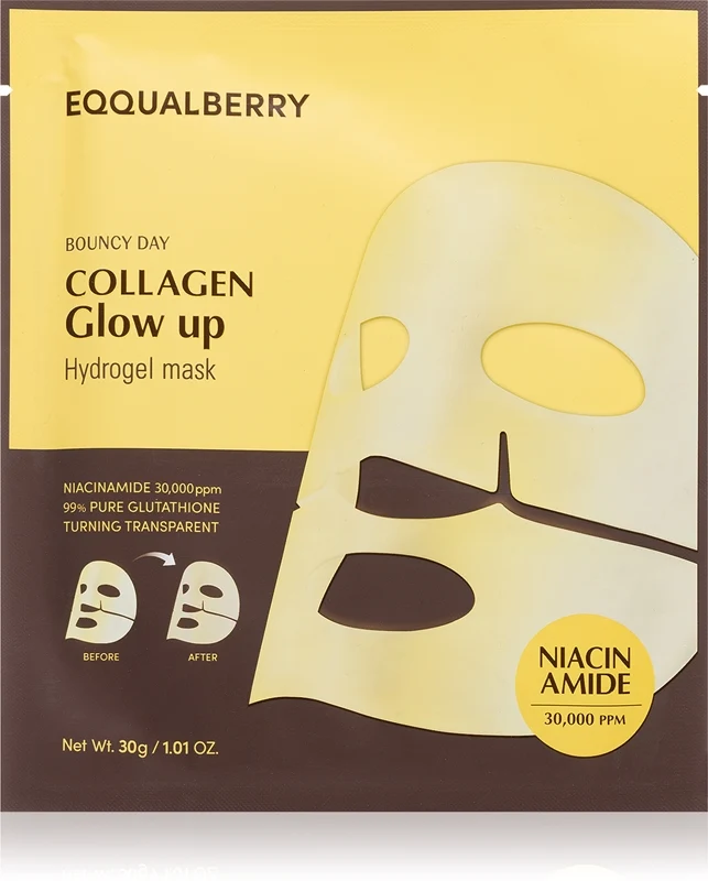 Eqqualberry Collagene Glow Up Hydrogel 30g — Maschera viso