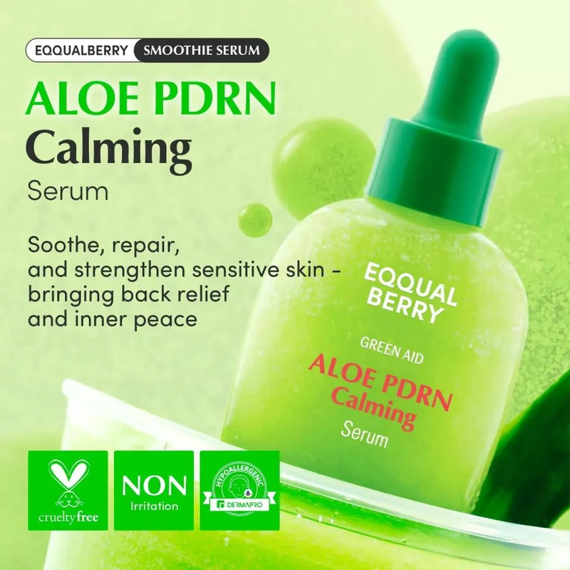 Eqqualberry Aloe PDRN 30ml — Siero viso