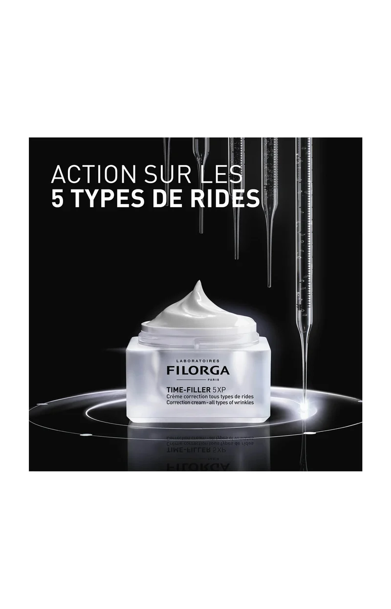 Crème de jour anti-rides - Time Filler 5XP - Visage - 50 ml