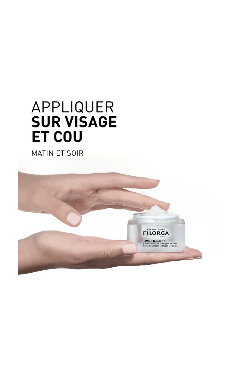 Crème de jour anti-rides - Time Filler 5XP - Visage - 50 ml