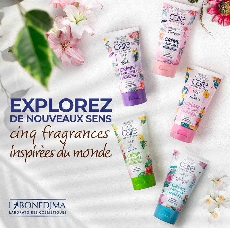 Flux Care Créme Parfumée Corps Mains À L'Extrait De Camomille Et Beurre De Karité