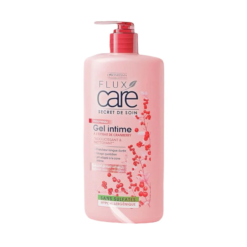 Flux Care Secret De Soin Nouveau Gel Intime À L'Extrait D'Aloès Vera Hydratani Nettoyant Fraicheur Longue Durée Usagé Quotidien Ph Adapté À La Zone Intime Sans Sulfates