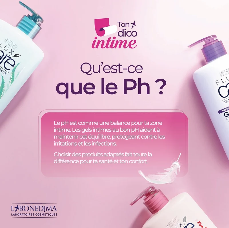 Flux Care Secret De Soin Nouveau Gel Intime À L'Extrait D'Aloès Vera Hydratani Nettoyant Fraicheur Longue Durée Usagé Quotidien Ph Adapté À La Zone Intime Sans Sulfates
