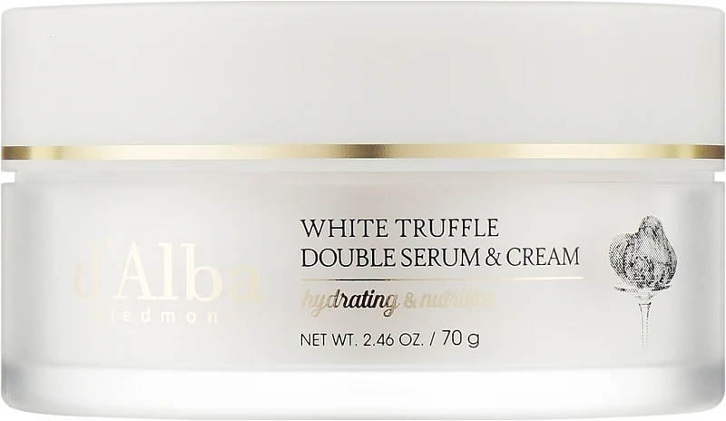 D'alba White Truffle Double Siero e Crema Anti-Rughe 70g — Siero-crema viso