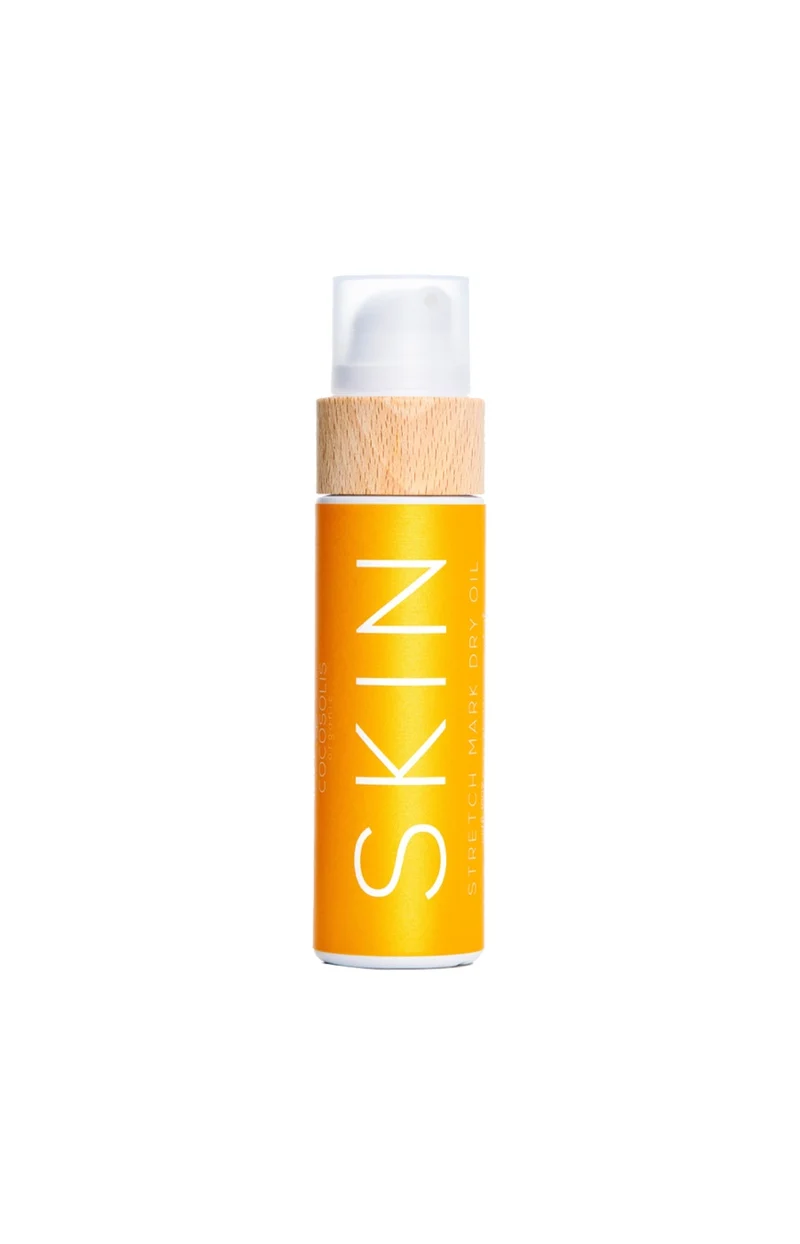 Huile sèche naturelle anti-vergetures - Mandarine - Corps - 110 ml