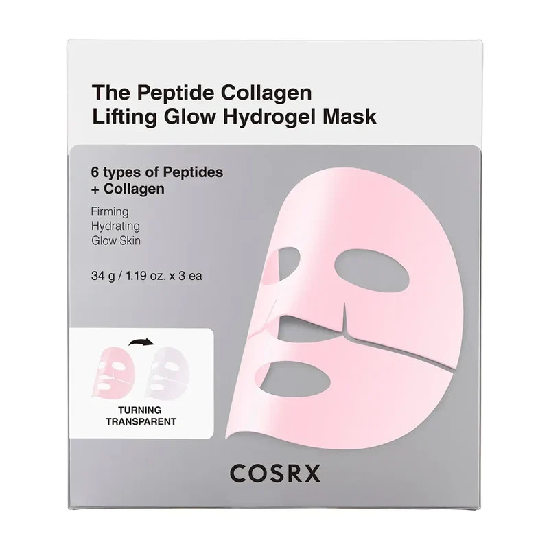 Cosrx Peptidi Collagene Glow Maschera Hydrogel 34g 3 pz — Maschera viso