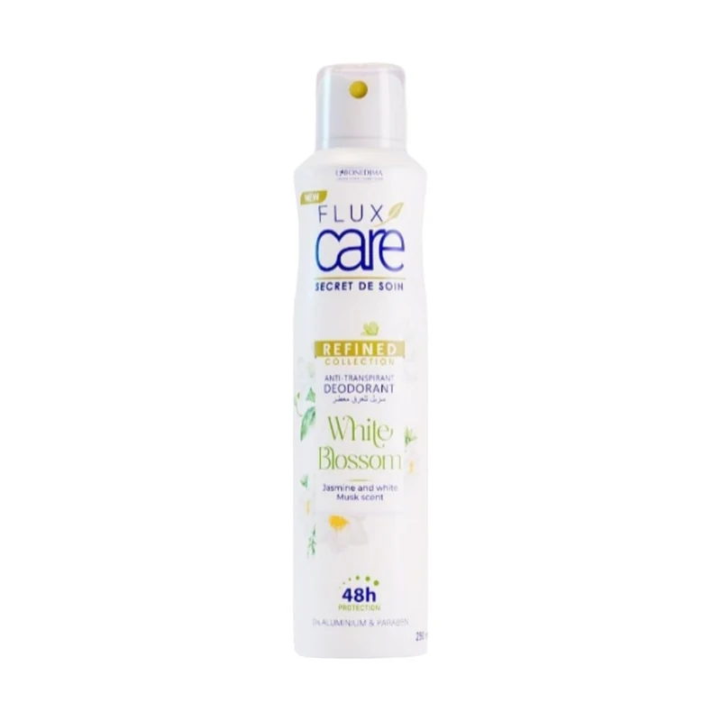 Flux Care Secret De Soin Anti-Transpirant Déodorant White Blossom 48H Protection