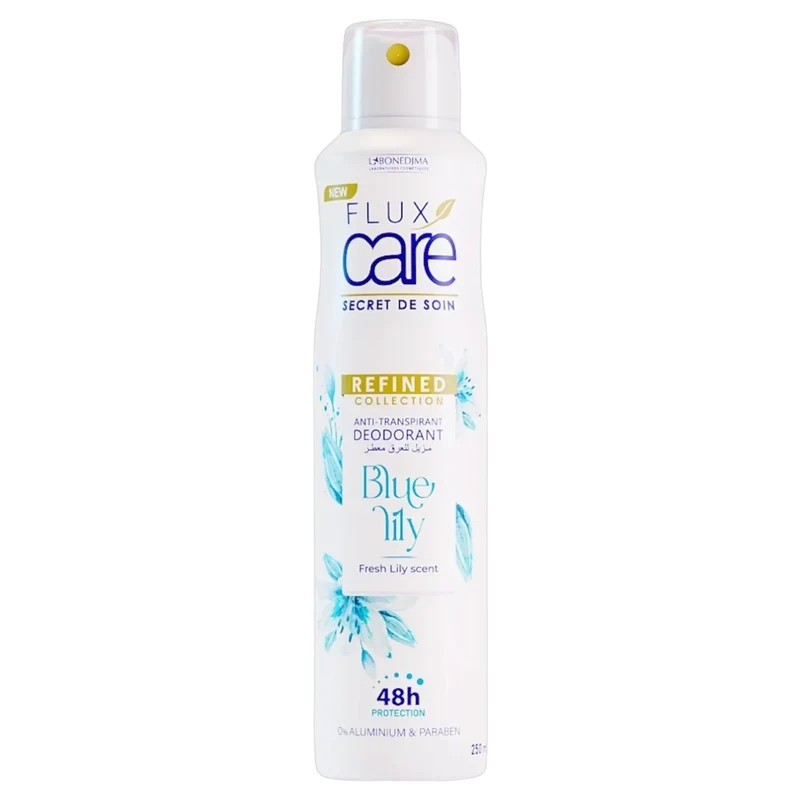 Flux Care Déodorant Blue Lily Fresh Lily Scent Anti-Transpirant 48H Protection