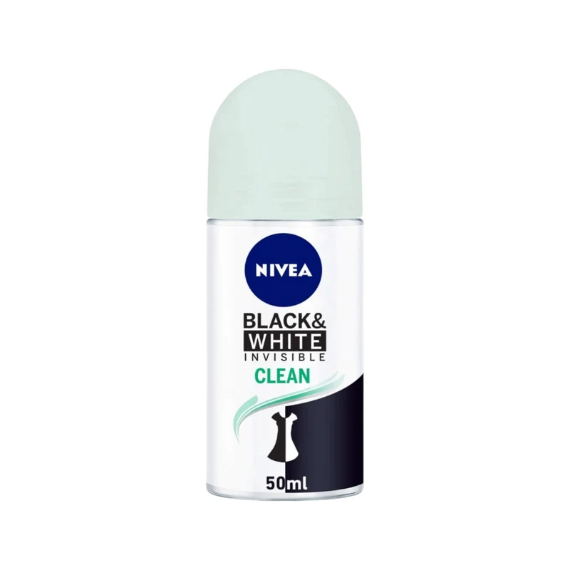 Nivea Déodorant Bille Black & White Invisible Clean X5 48H Anti-Perspirant