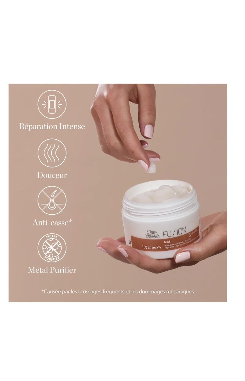 Masque réparation intense - Fusion Intense Repair - Cheveux abîmés & fragilisés - 75 ml