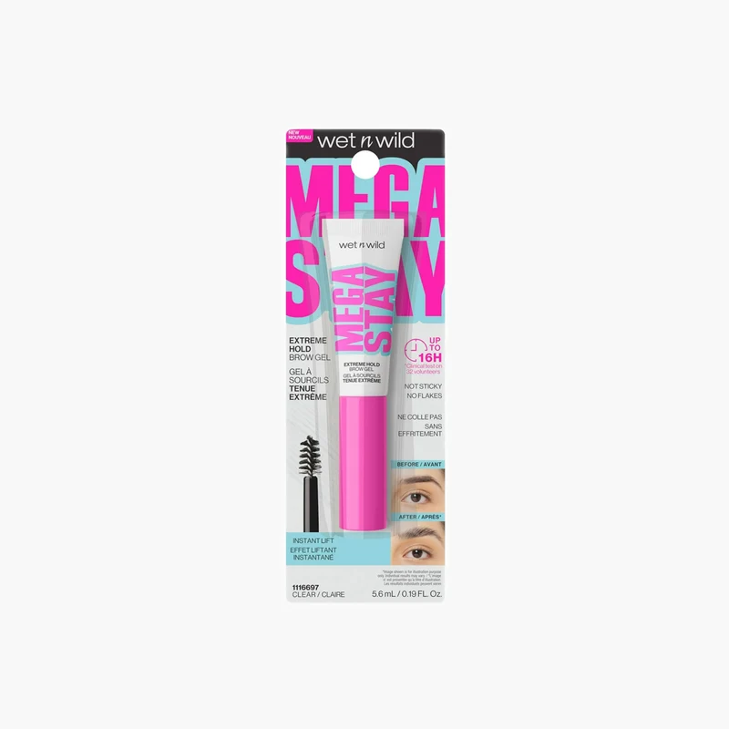 Wet n wild Mega Stay Extreme Hold Brow Gel 1 unità — Gel sopracciglia