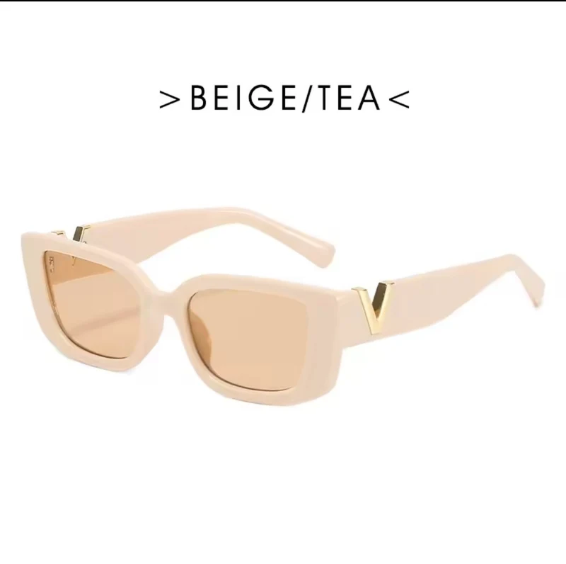 Lunettes De Soleil V Tendance À Monture Creuse Pour Femmes Et Hommes