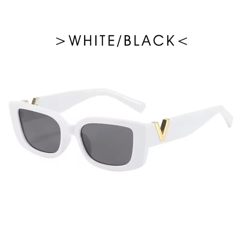 Lunettes De Soleil V Tendance À Monture Creuse Pour Femmes Et Hommes