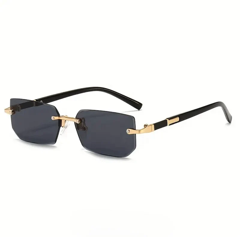 Une Paire De Lunettes De Soleil Sans Monture Pour Homme Un Style Tendance Et Classique