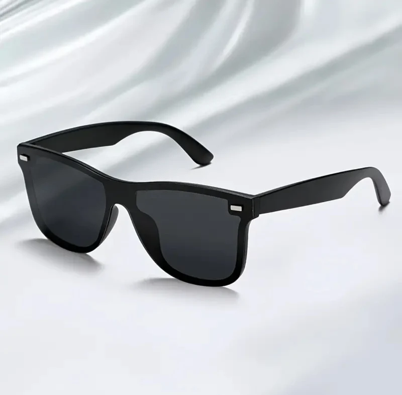 Lunettes De Soleil Noires Classiques Rétro Polyvalentes Pour Hommes Et Femmes