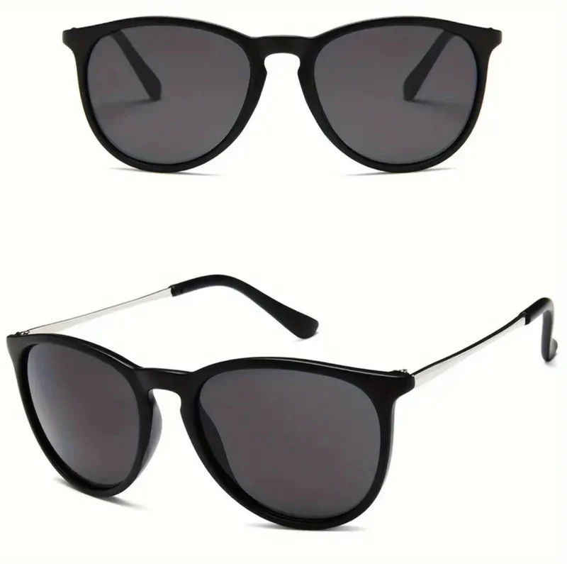 Lunettes De Mode Ovales À Monture Métallique Vintage Classique