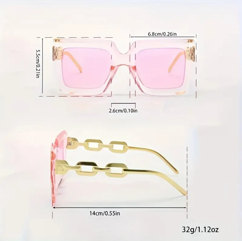 Paires De Grandes Lunettes De Soleil Carrées À La Mode Pour Femmes Et Hommes Nuances De Bonbons Décontractées Pour Les Vacances Et Les Fêtes Sur La Plage
