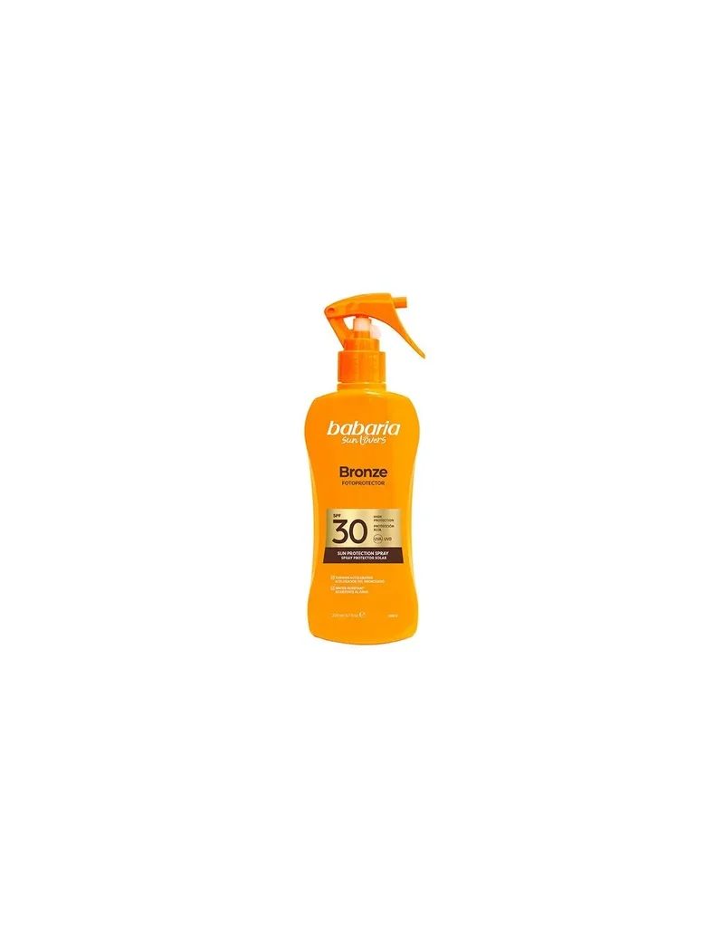 Babaria Sol Bronze Protettore Solare Aloe Spray SPF 30 200 ml — Protezione solare