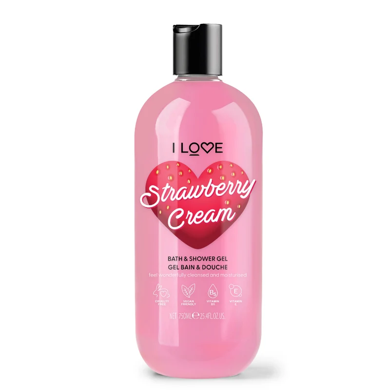 I Love Fragole e crema 750 ml — Gel doccia