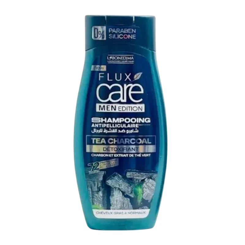 Flux Care Men Edition Shampoing Tea Charcoal Détoxifiant