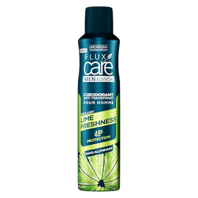 Flux Care Men Edition Déodorant Anti-Transpirant Lime Freshness 48H Protection