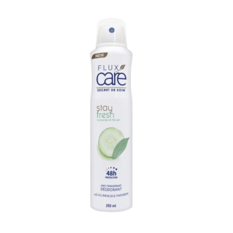 Flux Care Secret De Soin Stay Fresh Concombre Thé Vert 48H Protection Anti-Transpirant Déodorant