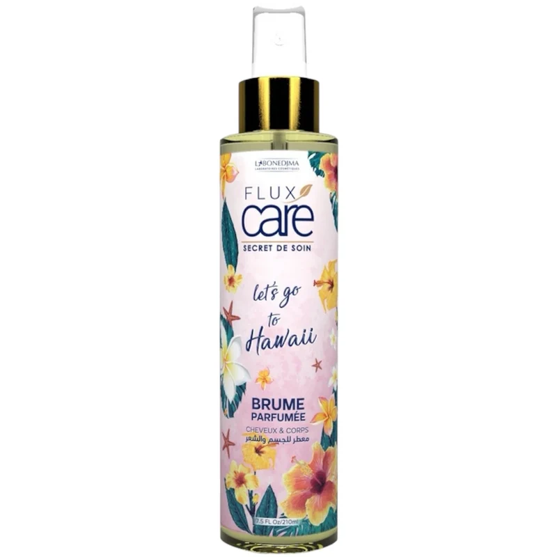 Flux Care Secret De Soin Let’S Go To Hawaii Brume Parfumée Cheveux Corps