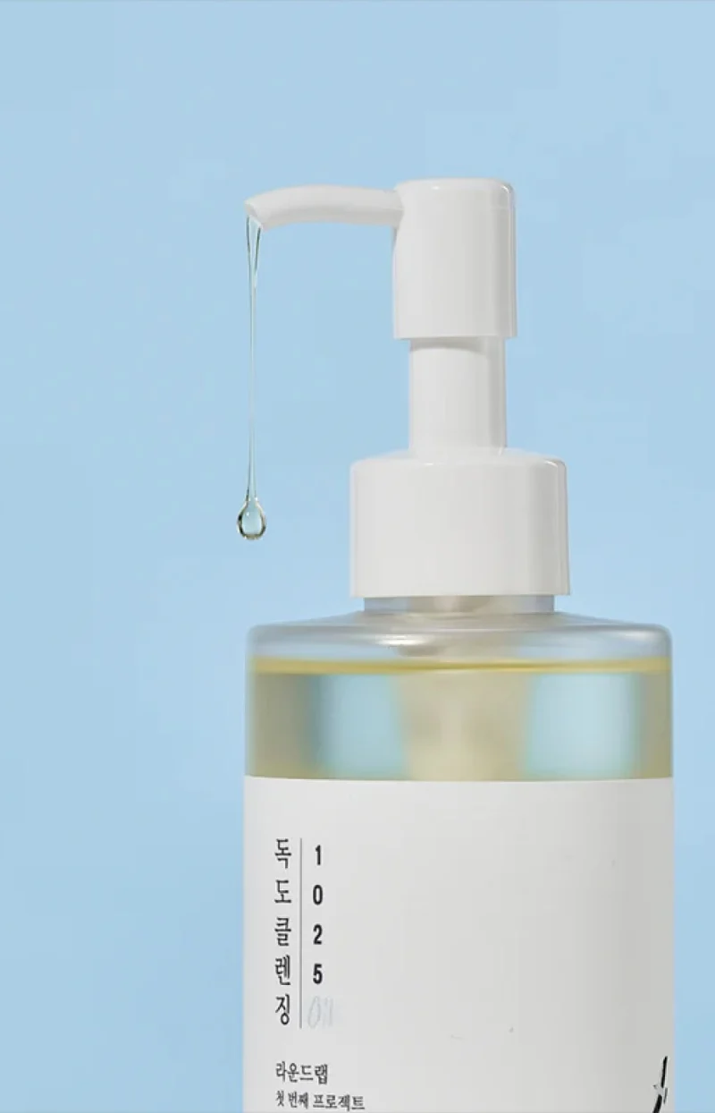 Round Lab - Huile nettoyante - Peaux sensibles - 200 ml