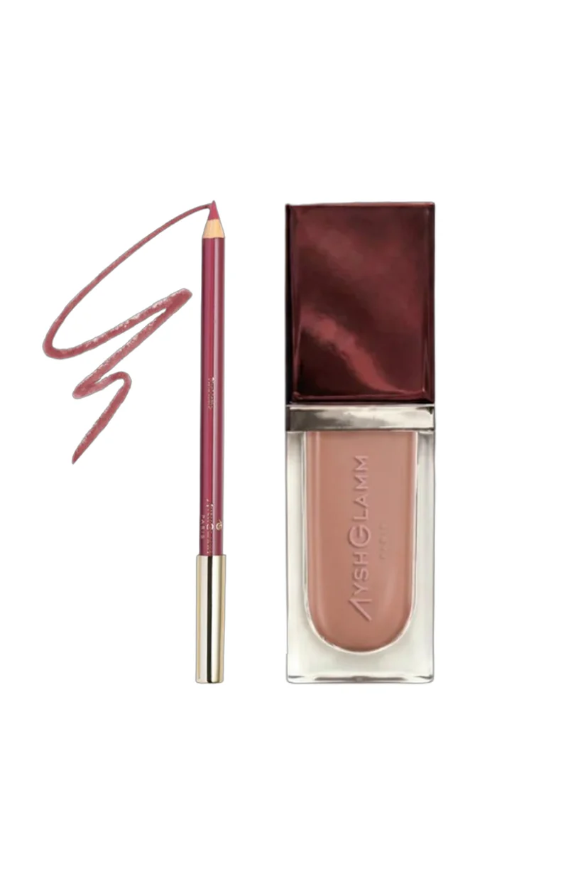 Duo crayon & huile à lèvres - Chai Latte & Milky Nude