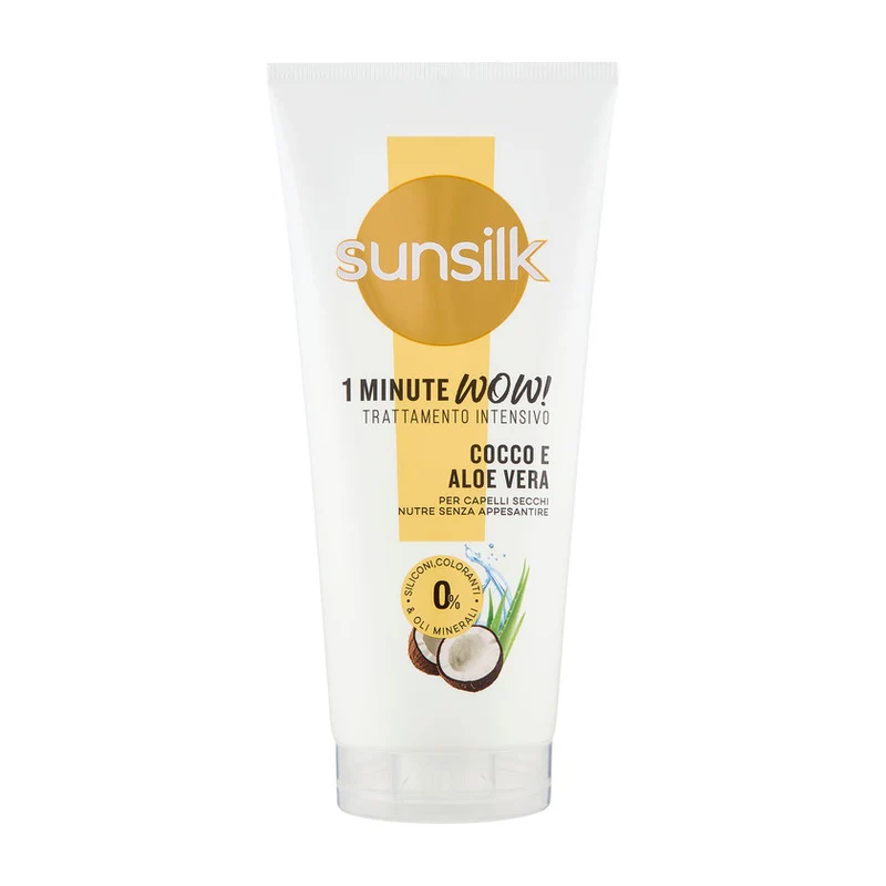 Sunsilk Minute Wow! Trattamento Intensivo Cocco E Aloe Vera Per Capelli Secchi 180 ml — Trattamento capelli
