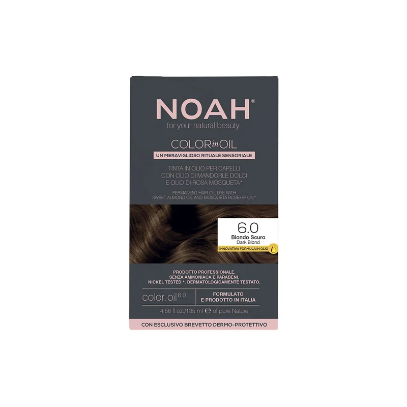Noah Color In Oil Tinta capelli 6.0 Biondo Scuro 135 ml — Colorazione capelli