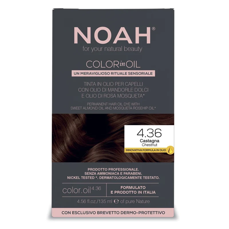 Noah Color In Oil Tinta capelli 4.36 Castano 135 ml — Colorazione capelli