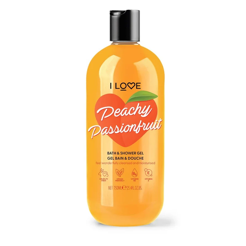 I Love Peachy Passionfruit Gel doccia idratante 750 ml — Gel doccia