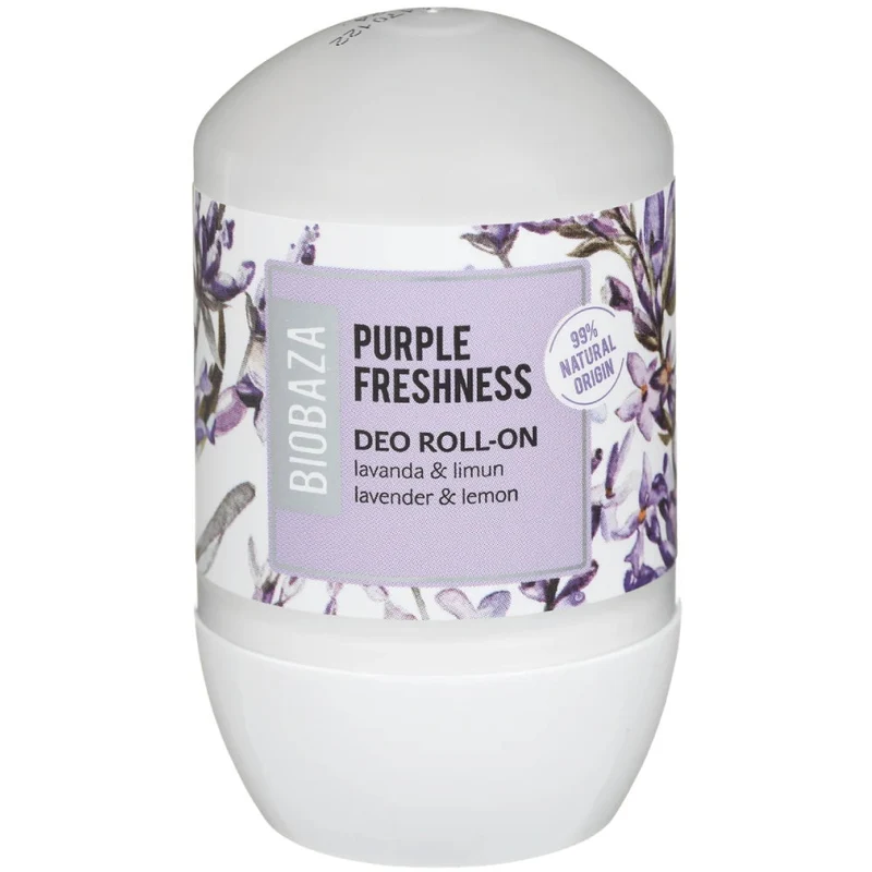 Biobaza Purple Freschezza Deodorante roll-on donna 50 ml — Deodorante