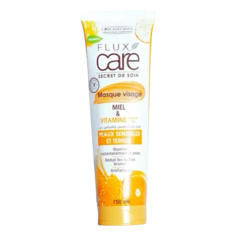 Flux Care Masque Visage Miel Vitamine C Peaux Sensibles Et Ternes