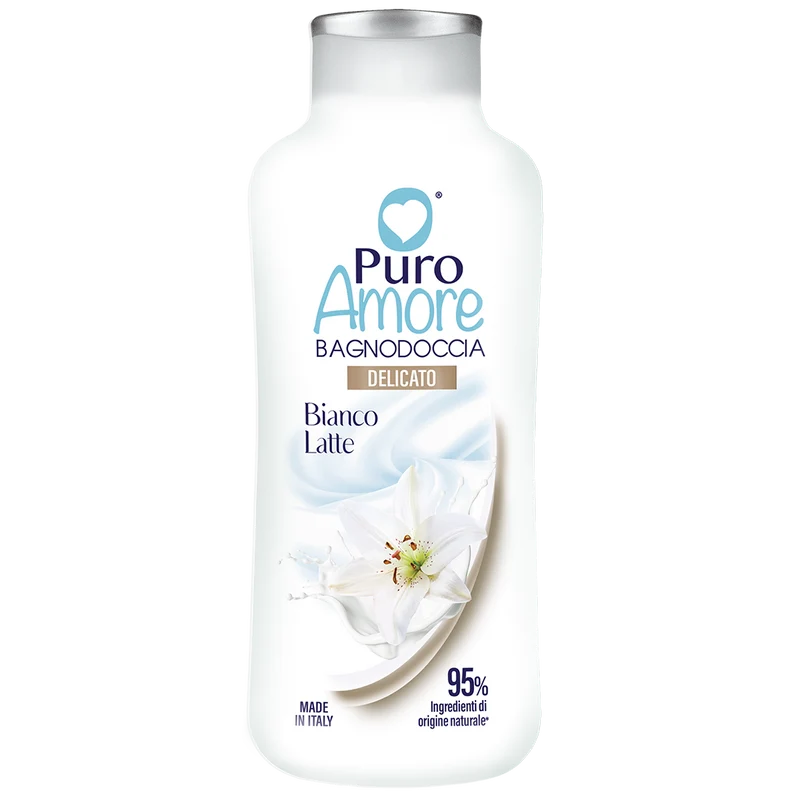 Puro amore Bianco Latte Bagno Doccia 650 ml — Bagnoschiuma
